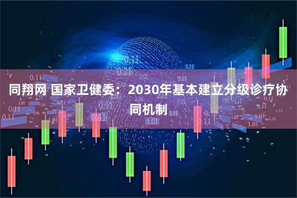 同翔网 国家卫健委：2030年基本建立分级诊疗协同机制